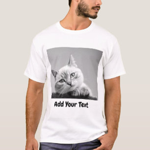 Camiseta Añadir tu propia foto con tu texto