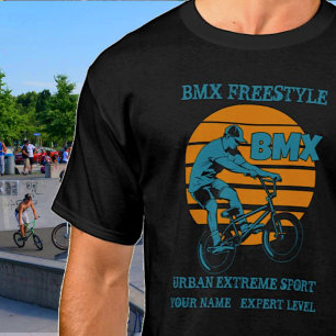 Camiseta Añadir un nombre cambiar todo el texto BMX Freesty