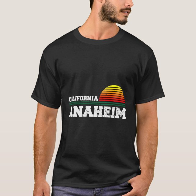 Camiseta Anaheim California angustiada Ca (Anverso)