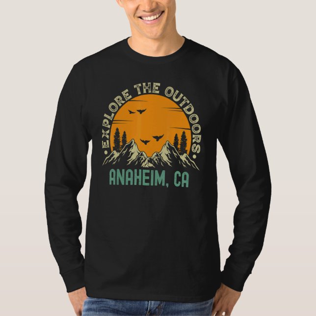 Camiseta Anaheim California  Explora Al Aire Libre (Anverso)