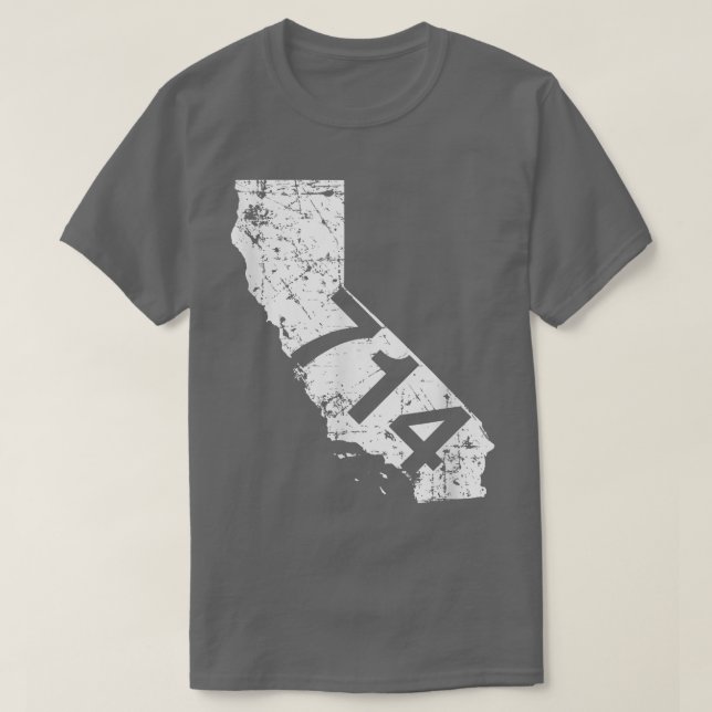 Camiseta Anaheim Santa Ana Area Code 714 , California Gift  (Diseño del anverso)