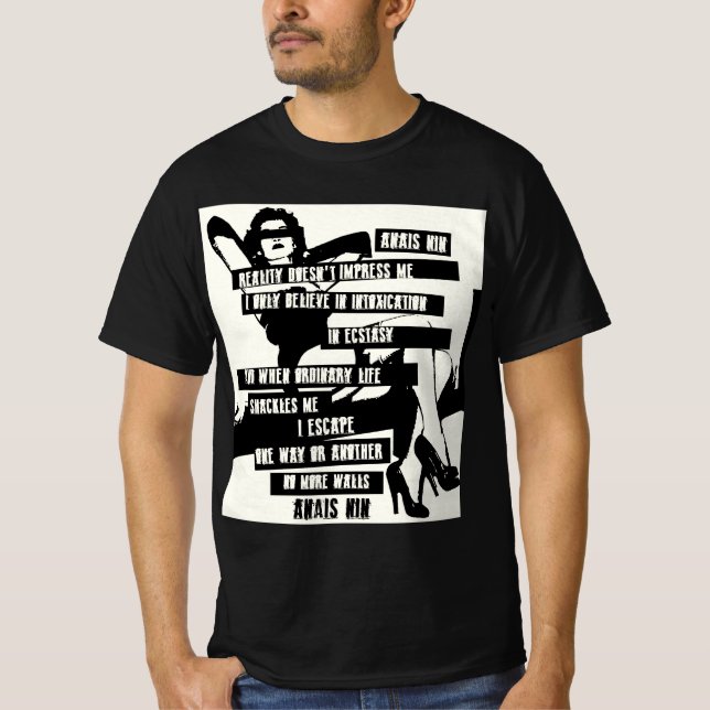 Camiseta Anais Nin (Anverso)