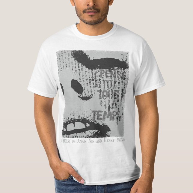 Camiseta Anais Nin/Henry Miller (Anverso)