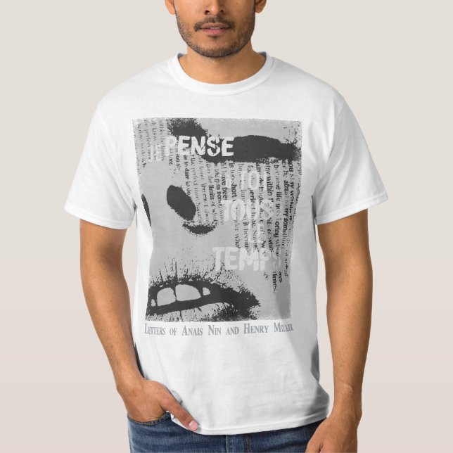 Camiseta Anais Nin/Henry Miller (Anverso)