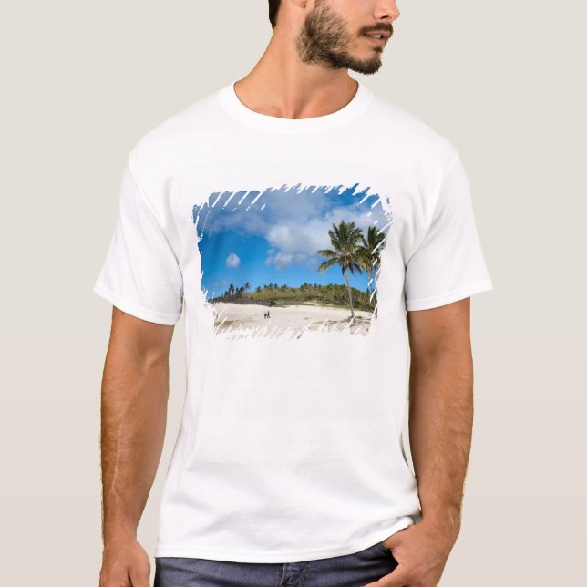 Camiseta Anakena, Rapa Nui, Isla de Pascua, Chile (Anverso)