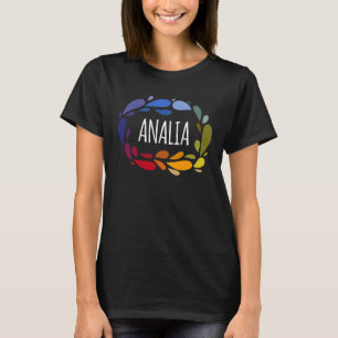Camiseta Analia - Nombres de la hija de esposa y Chica