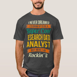 Camiseta Análisis de datos de investigación obsequia dive