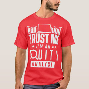 Camiseta Analista de acciones Análisis de acciones Trader T