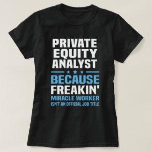 Camiseta Analista de acciones privadas