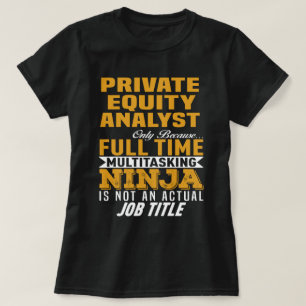 Camiseta Analista de acciones privadas