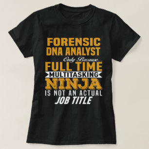 Camiseta Analista de ADN forense