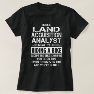 Camiseta Analista de Adquisición de Tierras