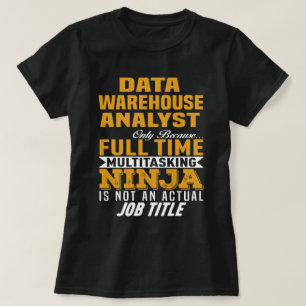 Camiseta Analista de almacén de datos