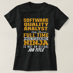 Camiseta Analista de calidad de software