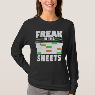 Camiseta Analista De Contabilidad Spreadsheet Funny En El