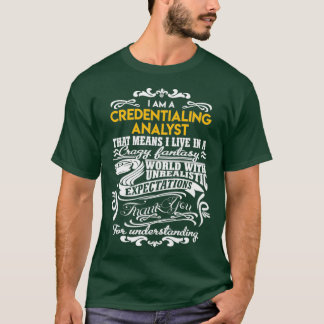 Camiseta Analista de Credentialing Credentialing Analista T
