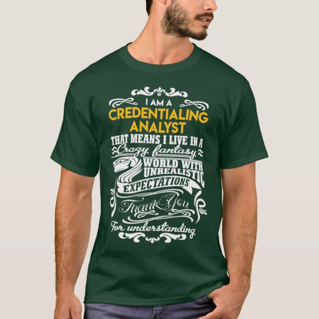 Camiseta Analista de Credentialing Credentialing Analista T (Anverso)