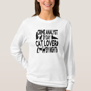 Camiseta Analista de crímenes de Cat Lover