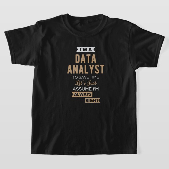 Camiseta Analista de datos (Distribución)