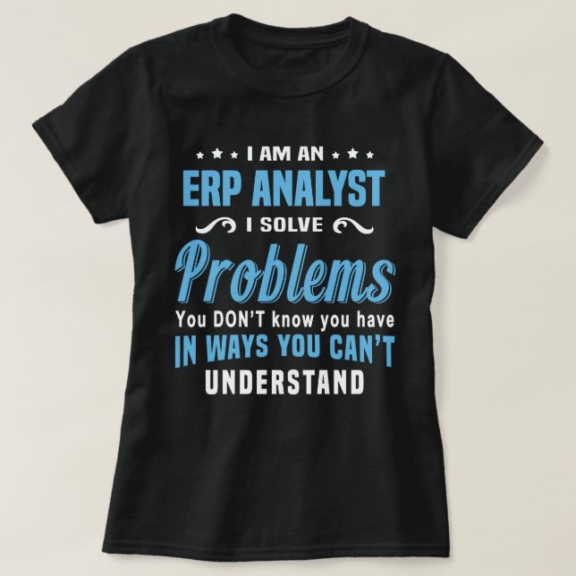 Camiseta Analista de ERP (Diseño del anverso)