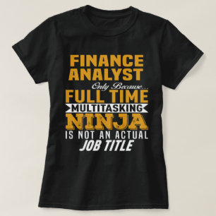 Camiseta Analista de finanzas