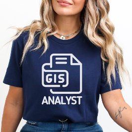 Camiseta Analista De Gis, Shapefile, Especialista En Gis, G