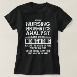 Camiseta Analista de informática de enfermería
