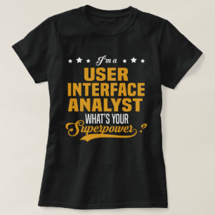 Camiseta Analista de interfaz de usuario