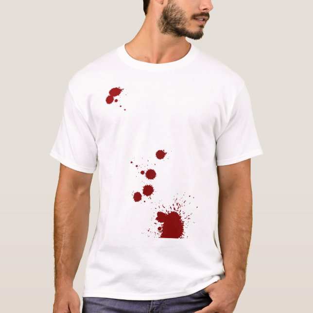 Camiseta Analista de la salpicadura de la sangre (Anverso)