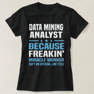 Camiseta Analista de minería de datos