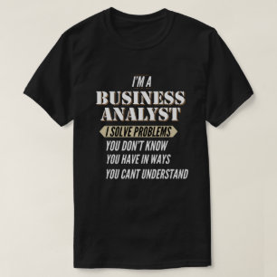 Camiseta Analista de negocios