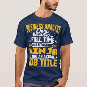 Camiseta Analista de negocios Cargo Funny Business Expert G