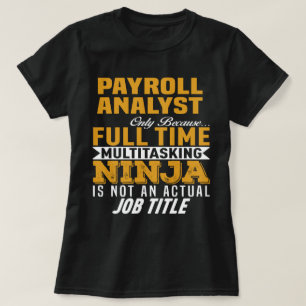 Camiseta Analista de nóminas