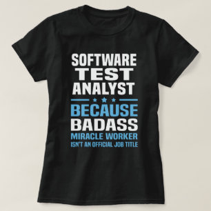 Camiseta Analista de pruebas de software