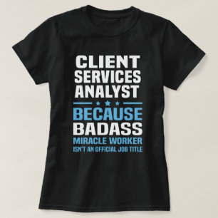Camiseta Analista de servicios de cliente