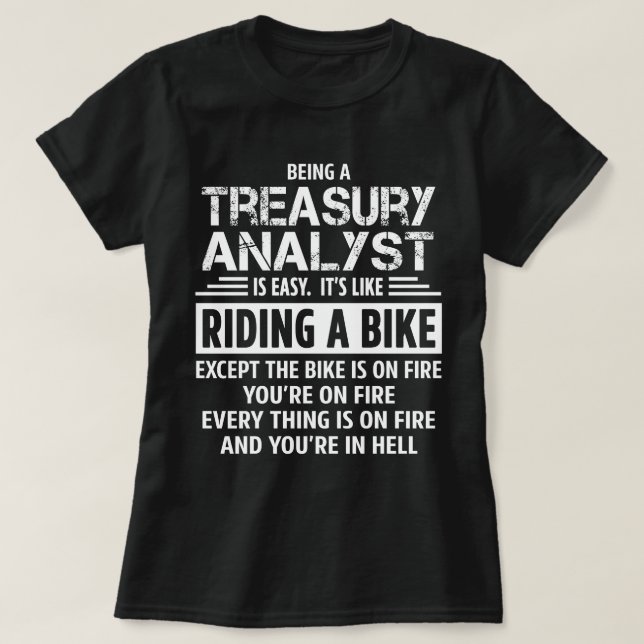 Camiseta Analista de tesorería (Diseño del anverso)