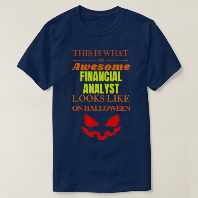 Camiseta Analista financiero 3 (Diseño del anverso)