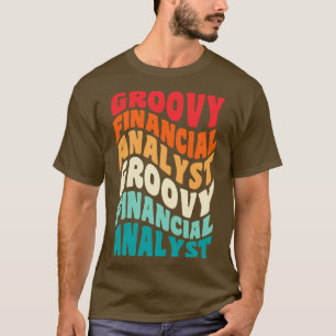 Camiseta Analista financiero Vintage Retro 60 Vibes de los 