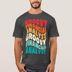 Camiseta Analista financiero Vintage Retro 60 Vibes de los