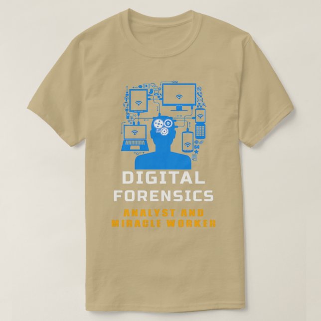 Camiseta Analista forense digital (Diseño del anverso)
