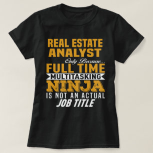 Camiseta Analista inmobiliario