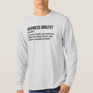 Camiseta Analista por comediante diurno por tee de definici