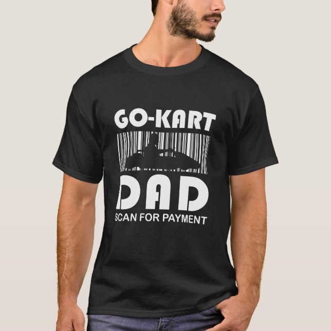 Camiseta Analizar papa Go-kart para pago (Anverso)