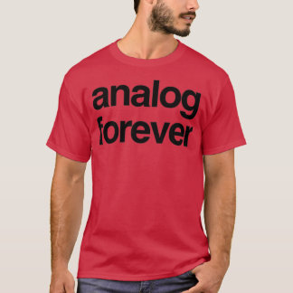 Camiseta Analógico para siempre (2)