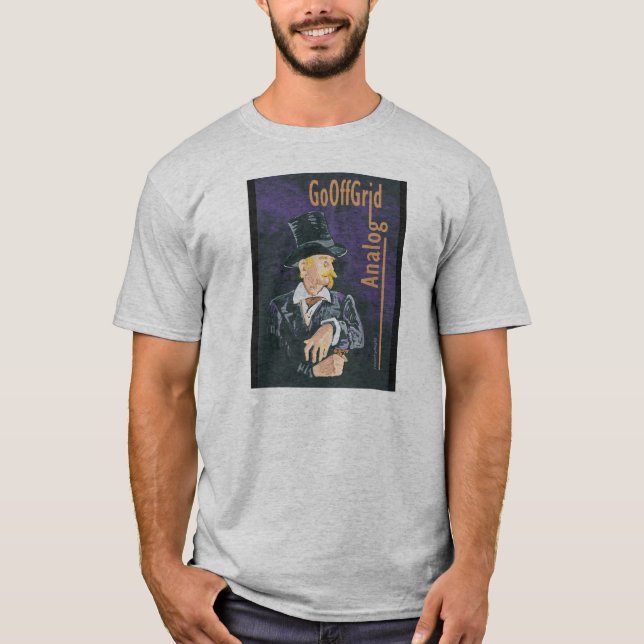 Camiseta Analógico - Salir de la red #05 (Anverso)