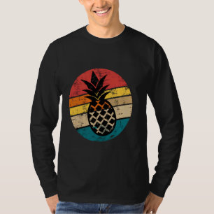 Camiseta Ananas Sunset Retro Tropical Pineapple Vibes Summe