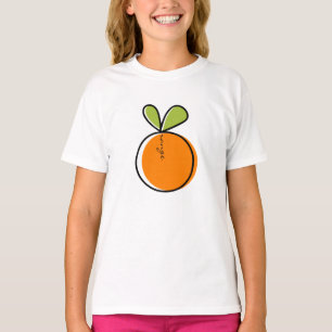 Camiseta anaranjada