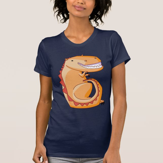 Camiseta anaranjada de Dino (Anverso)
