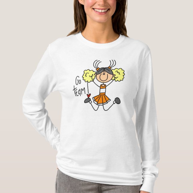 Camiseta anaranjada de la animadora (Anverso)