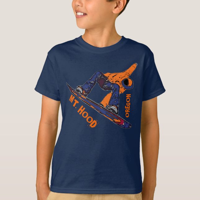 Camiseta anaranjada de los muchachos de la (Anverso)